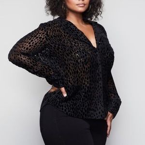 Good American pj style blouse